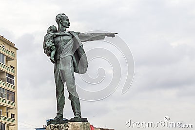 Statue of Jose Marti, Havana, Cuba Stock Photo